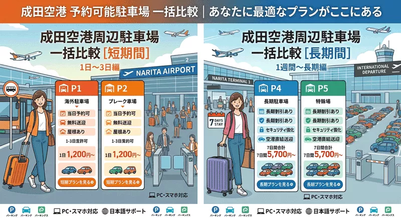 成田空港一括比較
